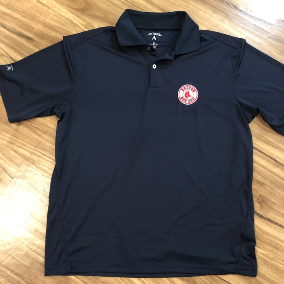Antigua Other - Boston Red Sox Antigua Embroidered Navy Blue Polo
